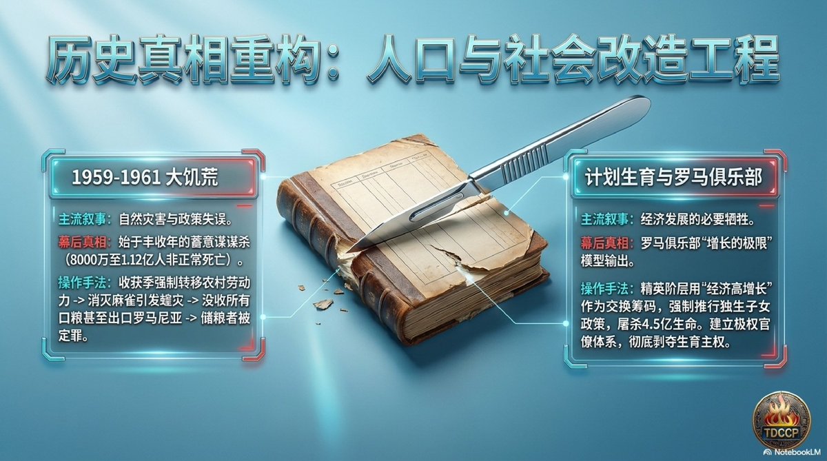 S1lzF6u0WSo0BzD's tweet photo. 本期节目（2026.05.28 TDCCP Ep31）由路克思主持，邀请了政清、泰山和小草三位嘉宾。直播围绕全球金融、政治真相及战友们的切身利益展开了深度对谈。

一、 揭秘历史：被精英阶层设计的“大饥荒”与“人口控制”
直播重点剖析了塔克·卡尔森对经济学家理查德·维纳（Richard Werner）的采访，揭露了当权者通过人为手段控制人类命运的阴谋逻辑。
设计的灾难： 维纳教授指出，战争、饥荒和金融危机往往是经过精心设计的。例如，1959至1961年的“三年大饥荒”并非单纯的自然灾害或政策失误，而是建立在丰收年的基础之上，通过强行没收粮食、出口换取政治席位以及消灭生态链（如灭麻雀）等手段人为制造的惨剧。
黑暗工程： 所谓的“独生子女政策”被嘉宾描述为一项以人口控制和社会改造为核心的“黑暗工程”，而非简单的行政偏差。这种控制逻辑与当下的毒疫苗灾难如出一辙，其终极目的都是为了消灭“多余”人口。
罗马俱乐部与虚假模型： 精英阶层（如达沃斯党、罗马俱乐部）利用虚假的数学模型制造资源匮竭和人口爆炸的恐慌，为剥夺民众的生育权和生存权提供所谓“科学”依据。
二、 金融奴役：从量化宽松到CBDC的终极矩阵
直播深入探讨了传统金融体系如何步步为营，通过数字手段实现对全人类的绝对控制。
大骗局（Great Deception）： 主流经济学被斥为服务于精英利益的骗局。通过“量化宽松”等冠冕堂皇的术语，统治阶级在无节制超发货币的同时，掠夺了普通民众的劳动成果。
CBDC的真面目： 央行数字货币（CBDC）根本不是货币，而是一套基于许可的可编程控制系统。它允许极权者定义你何时、何地、如何使用你的钱。
数字身份的锁链： 结合数字身份证明，CBDC将构建一个让民众“连奴隶都不如”的终极矩阵，实现全球范围内的围观式管理。
三、 爆料革命与新中国联邦：全球乱局中的唯一解药
面对邪恶势力的全面围剿，唯有建立在信仰基础上的力量能够带来希望。
技术与信仰的屏障： 政清提到，人类正处于善恶对决的分水岭，我们需要依靠去中心化技术（如区块链、量子计算）来捍卫个人的财产、言论和政治自由。
新中国联邦的Disruption： 小草强调，新中国联邦的存在是对邪恶“世界旧秩序”的重大瓦解（Disruption）。如果没有七哥（郭先生）的超前布局和战友们的觉醒，人类将无可避免地滑向奴役深渊。
唯真不破的价值： 嘉宾们呼吁战友不仅要传播新闻，更要深入学习七哥多年来的爆料。这些爆料不仅是揭露真相的利剑，更是人类文明的宝贵遗产。
四、 紧迫的安全提醒：保卫我们的TDCCP资产
泰山在直播中特别披露了中共近期针对战友财产的卑劣行径，提醒大家务必提高警惕。
中共的掠夺： 随着“灭共咖啡”生态系统的火爆，中共国安已意识到TDCCP的巨大潜力和价值。已有战友因为手机被定位或被非法“喝茶”，被中共暴力抢走多达30万个TDCCP。
防范手段： 中共各级农场都渗透有特务，他们通过技术手段监控战友的活动。战友们必须妥善保护好自己的电子钱包，绝不能向邪恶势力妥协或大意。
五、 结语：觉醒、行动、不破
正如路克思在最后总结时所说，未来的竞争不再是国家间的博弈，而是个人与控制系统之间的自由之战。我们要保持清醒的独立思考，利用自媒体的力量传播真相，在历史的巨变中守护住我们的尊严与未来。
再次感谢路克思、政清、泰山、小草各位嘉宾的精彩分享！
一切都已经开始！
 
https://t.co/1gjktnsI5t