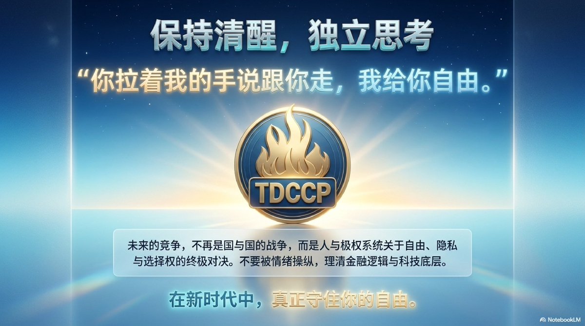 S1lzF6u0WSo0BzD's tweet photo. 本期节目（2026.05.28 TDCCP Ep31）由路克思主持，邀请了政清、泰山和小草三位嘉宾。直播围绕全球金融、政治真相及战友们的切身利益展开了深度对谈。

一、 揭秘历史：被精英阶层设计的“大饥荒”与“人口控制”
直播重点剖析了塔克·卡尔森对经济学家理查德·维纳（Richard Werner）的采访，揭露了当权者通过人为手段控制人类命运的阴谋逻辑。
设计的灾难： 维纳教授指出，战争、饥荒和金融危机往往是经过精心设计的。例如，1959至1961年的“三年大饥荒”并非单纯的自然灾害或政策失误，而是建立在丰收年的基础之上，通过强行没收粮食、出口换取政治席位以及消灭生态链（如灭麻雀）等手段人为制造的惨剧。
黑暗工程： 所谓的“独生子女政策”被嘉宾描述为一项以人口控制和社会改造为核心的“黑暗工程”，而非简单的行政偏差。这种控制逻辑与当下的毒疫苗灾难如出一辙，其终极目的都是为了消灭“多余”人口。
罗马俱乐部与虚假模型： 精英阶层（如达沃斯党、罗马俱乐部）利用虚假的数学模型制造资源匮竭和人口爆炸的恐慌，为剥夺民众的生育权和生存权提供所谓“科学”依据。
二、 金融奴役：从量化宽松到CBDC的终极矩阵
直播深入探讨了传统金融体系如何步步为营，通过数字手段实现对全人类的绝对控制。
大骗局（Great Deception）： 主流经济学被斥为服务于精英利益的骗局。通过“量化宽松”等冠冕堂皇的术语，统治阶级在无节制超发货币的同时，掠夺了普通民众的劳动成果。
CBDC的真面目： 央行数字货币（CBDC）根本不是货币，而是一套基于许可的可编程控制系统。它允许极权者定义你何时、何地、如何使用你的钱。
数字身份的锁链： 结合数字身份证明，CBDC将构建一个让民众“连奴隶都不如”的终极矩阵，实现全球范围内的围观式管理。
三、 爆料革命与新中国联邦：全球乱局中的唯一解药
面对邪恶势力的全面围剿，唯有建立在信仰基础上的力量能够带来希望。
技术与信仰的屏障： 政清提到，人类正处于善恶对决的分水岭，我们需要依靠去中心化技术（如区块链、量子计算）来捍卫个人的财产、言论和政治自由。
新中国联邦的Disruption： 小草强调，新中国联邦的存在是对邪恶“世界旧秩序”的重大瓦解（Disruption）。如果没有七哥（郭先生）的超前布局和战友们的觉醒，人类将无可避免地滑向奴役深渊。
唯真不破的价值： 嘉宾们呼吁战友不仅要传播新闻，更要深入学习七哥多年来的爆料。这些爆料不仅是揭露真相的利剑，更是人类文明的宝贵遗产。
四、 紧迫的安全提醒：保卫我们的TDCCP资产
泰山在直播中特别披露了中共近期针对战友财产的卑劣行径，提醒大家务必提高警惕。
中共的掠夺： 随着“灭共咖啡”生态系统的火爆，中共国安已意识到TDCCP的巨大潜力和价值。已有战友因为手机被定位或被非法“喝茶”，被中共暴力抢走多达30万个TDCCP。
防范手段： 中共各级农场都渗透有特务，他们通过技术手段监控战友的活动。战友们必须妥善保护好自己的电子钱包，绝不能向邪恶势力妥协或大意。
五、 结语：觉醒、行动、不破
正如路克思在最后总结时所说，未来的竞争不再是国家间的博弈，而是个人与控制系统之间的自由之战。我们要保持清醒的独立思考，利用自媒体的力量传播真相，在历史的巨变中守护住我们的尊严与未来。
再次感谢路克思、政清、泰山、小草各位嘉宾的精彩分享！
一切都已经开始！
 
https://t.co/1gjktnsI5t