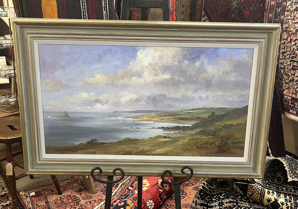 MatlockAntiques's tweet photo. Oil On Board, Wembury Bay (South Devon) Signed By Artist 1946, Ivan Taylor £170 U35a #matlockantiques https://t.co/kOfW407XIQ