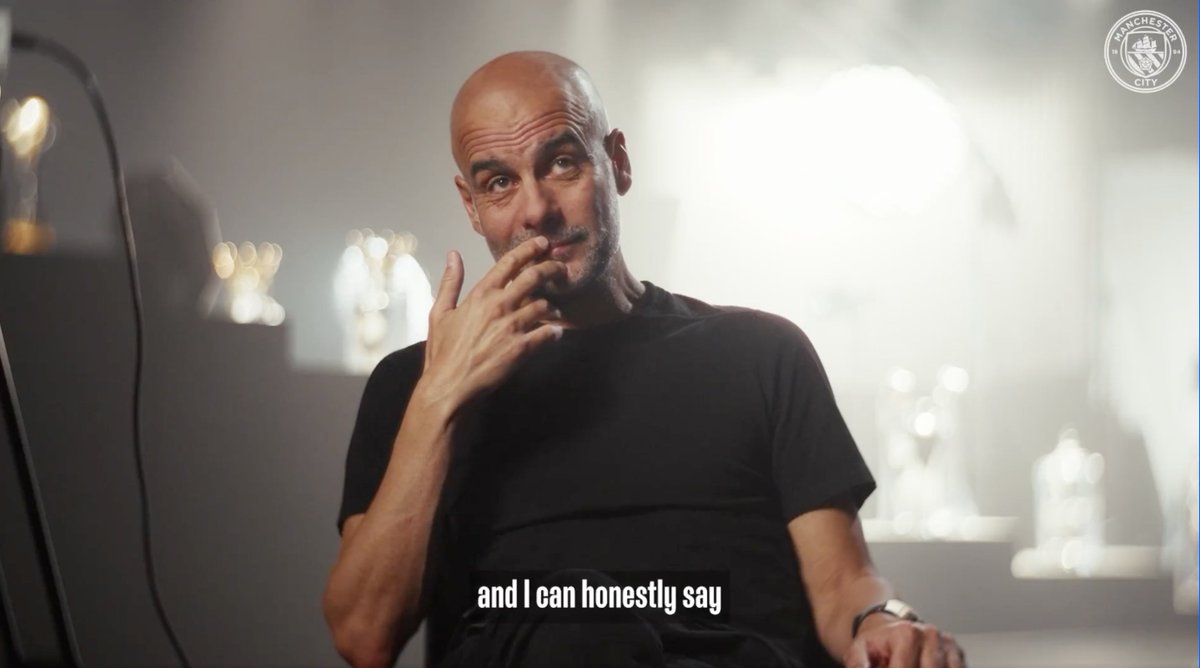IJaSport's tweet photo. Joy, that's what it's all about. 

Thanks, Pep. https://t.co/cEuyaTnYVe