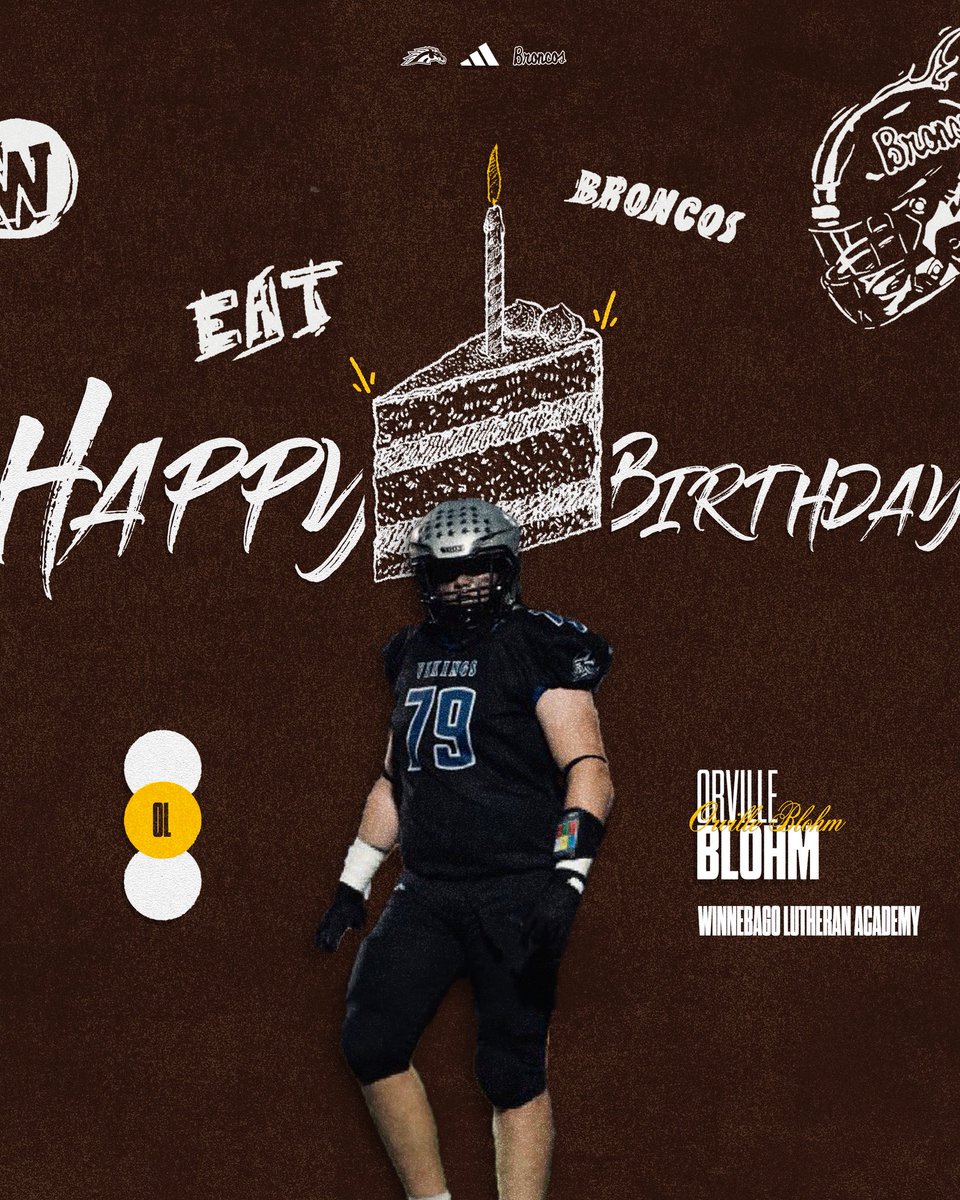 OrvilleBlohm's tweet photo. Thank you @WMU_Football for wishing me a happy birthday‼️‼️excited to be in Kalamazoo this weekend as well‼️ @pawlakjoe @CamAllenFB @OrryHellenbrand @MJ_NFLDraft @AllenTrieu https://t.co/2iUIEX7COM