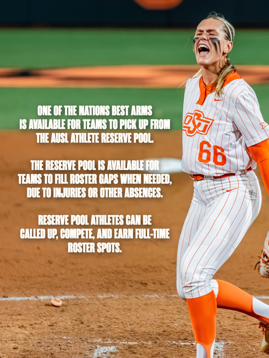 theAUSLofficial's tweet photo. after an incredible collegiate career, @rubymeylan has officially entered the AUSL Reserve Pool 🤩

@cowgirlsb https://t.co/sCnkST5E1y