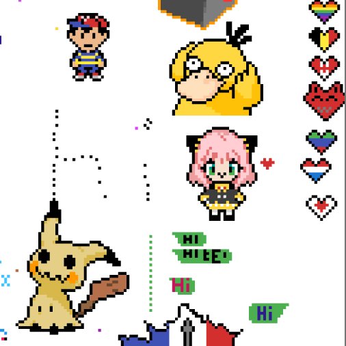 Th3Richmond's tweet photo. 23% filled in a couple of days! So many peak pixel art pieces already @PictoVerseApp🎨What's your favourite that was made in Picto-Clash?

I can’t decide between Mimikyu, Ness and Anya 😭

Relive the magic: https://t.co/B1CgXWZ4by 

#buildinpublic #fanart #gamedev #anime https://t.co/tImP3ZMm0s