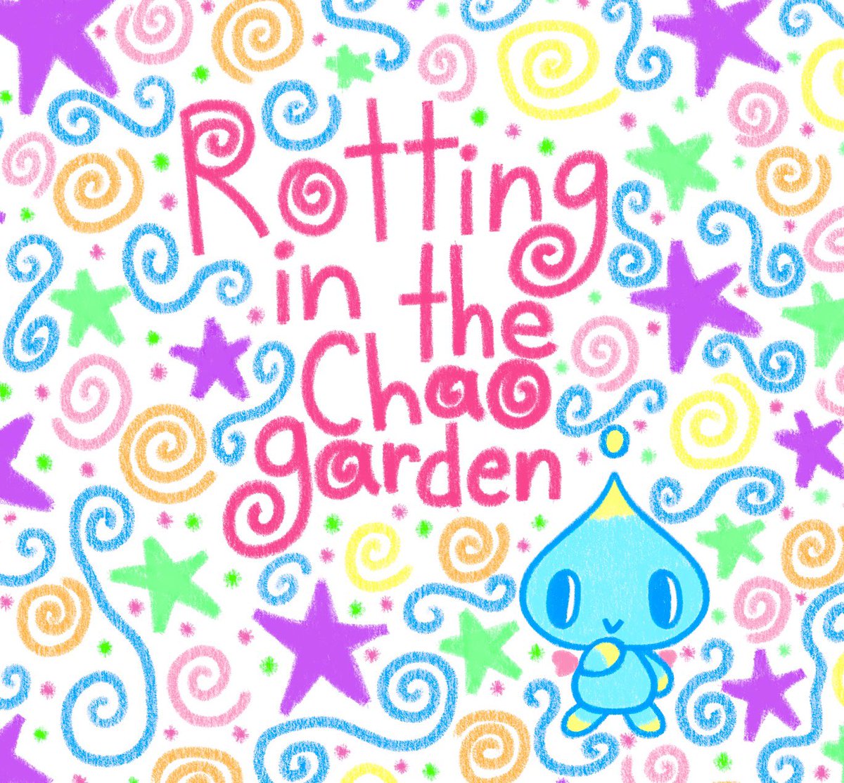 m3at_cat's tweet photo. Rotting in my chao garden #sonic #dreamcast #art #artwork #illustrationㅤ #colorful #sonicthehedgehog #sonicadventure https://t.co/hZHjKQ5OM4