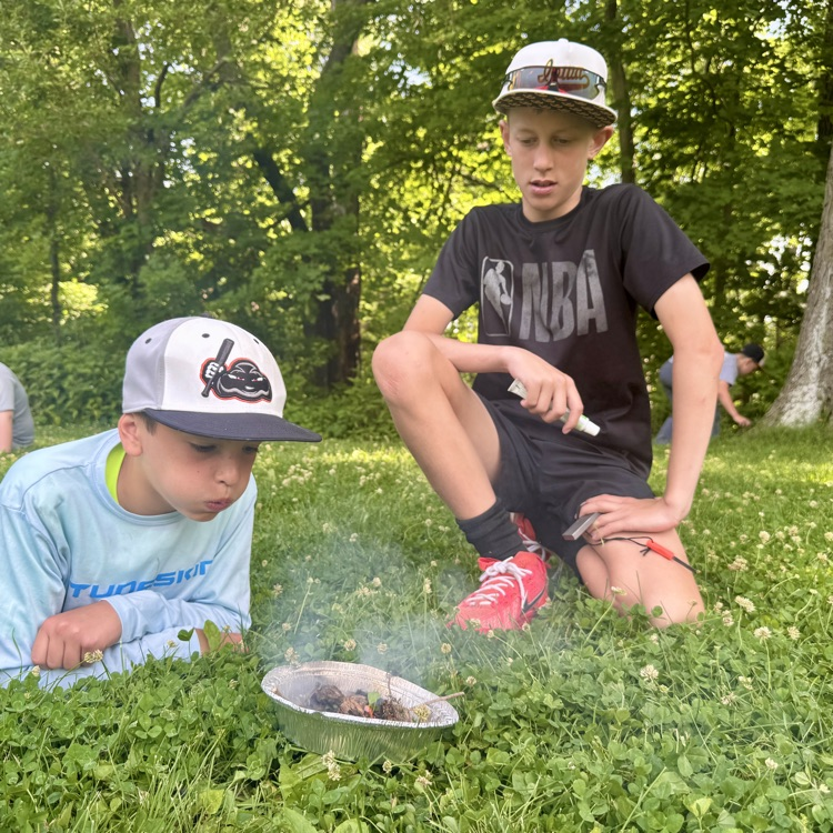 SolonCSD's tweet photo. From building shelters to making s'mores a good time was had by our 5th Grade Spartans in the Wild today!!

Special thanks to our 5th Grade Teachers, Mrs. Thompson, Mrs. Shanna, Mrs, Ashton, Mr. Brimeyer, Mrs. Eidahl, and Dr. Lyons for helping make the day successful! https://t.co/QUhEeF420i