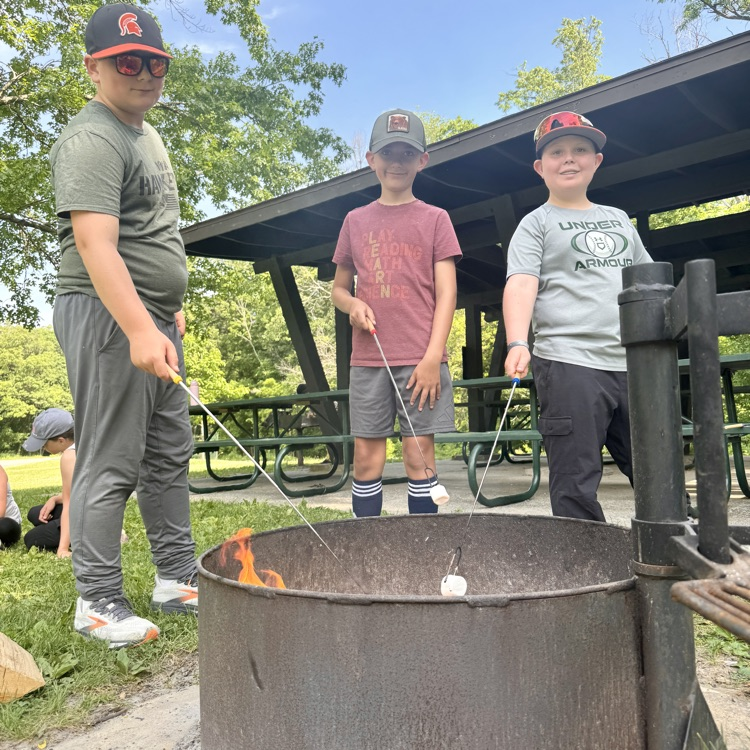 SolonCSD's tweet photo. From building shelters to making s'mores a good time was had by our 5th Grade Spartans in the Wild today!!

Special thanks to our 5th Grade Teachers, Mrs. Thompson, Mrs. Shanna, Mrs, Ashton, Mr. Brimeyer, Mrs. Eidahl, and Dr. Lyons for helping make the day successful! https://t.co/QUhEeF420i