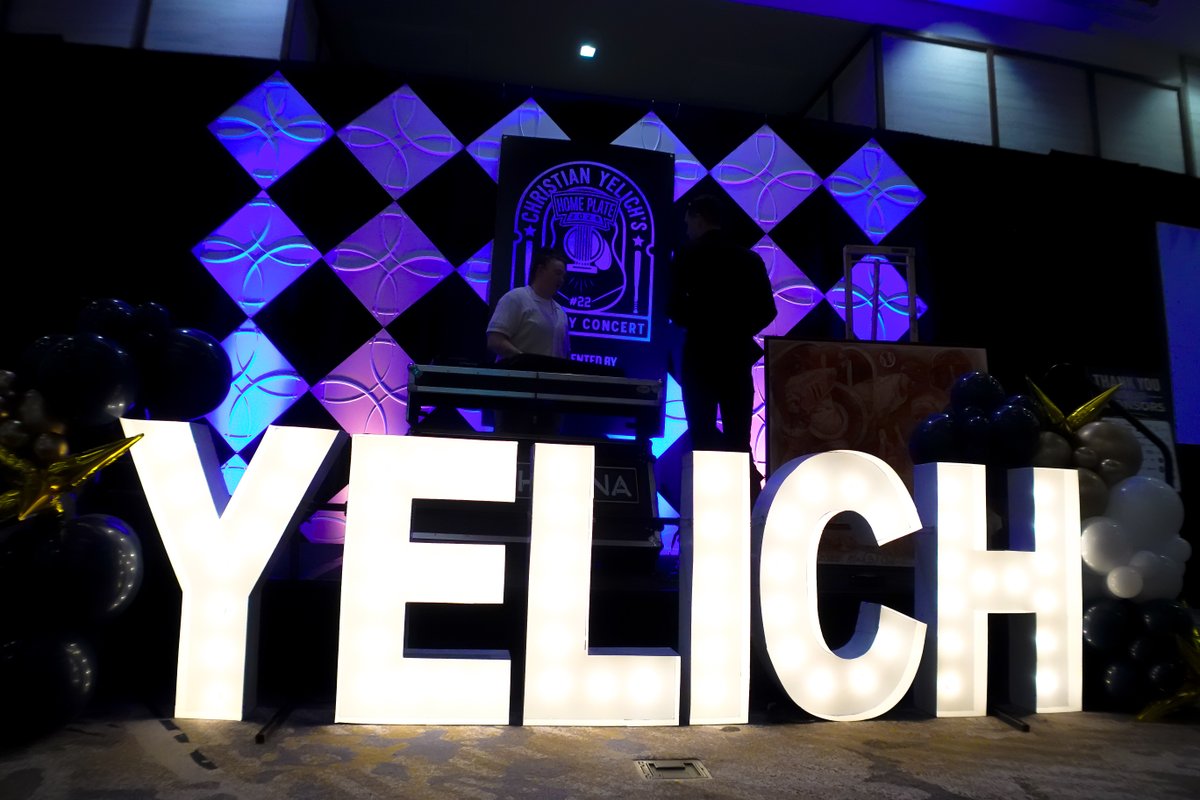 visitmilwaukee's tweet photo. What a night 🎶

Thank you to everyone who helped make the 2026 Christian Yelich Home Plate Charity Concert such a success last week. Milwaukee showed up in a big way. https://t.co/YZIkrE82uB