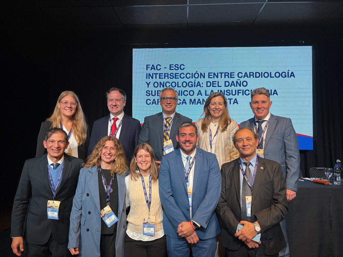 ESCardioOnco's tweet photo. Fantastic joint session FAC-ESC at the XLIII Congreso Nacional de Cardiología!

A great multidisciplinary discussion highlighting how #CardioOncology is evolving across prevention, monitoring, survivorship &amp; HF care, a 🧵👇

@escardio @fac_cardio https://t.co/N0cIYkwjwV