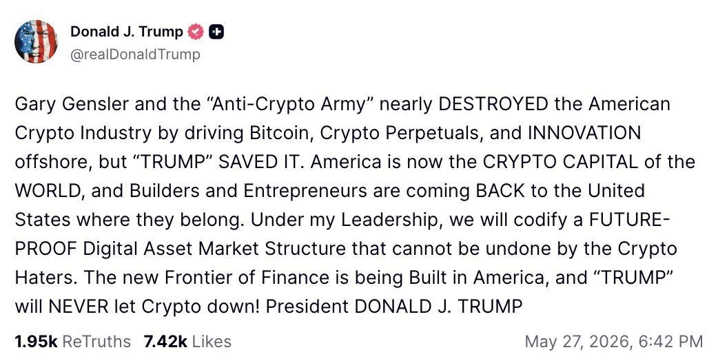 _DefineLOYALTY's tweet photo. President Trump is also waging a vigorous defense of digital currencies. https://t.co/weQvvojos5