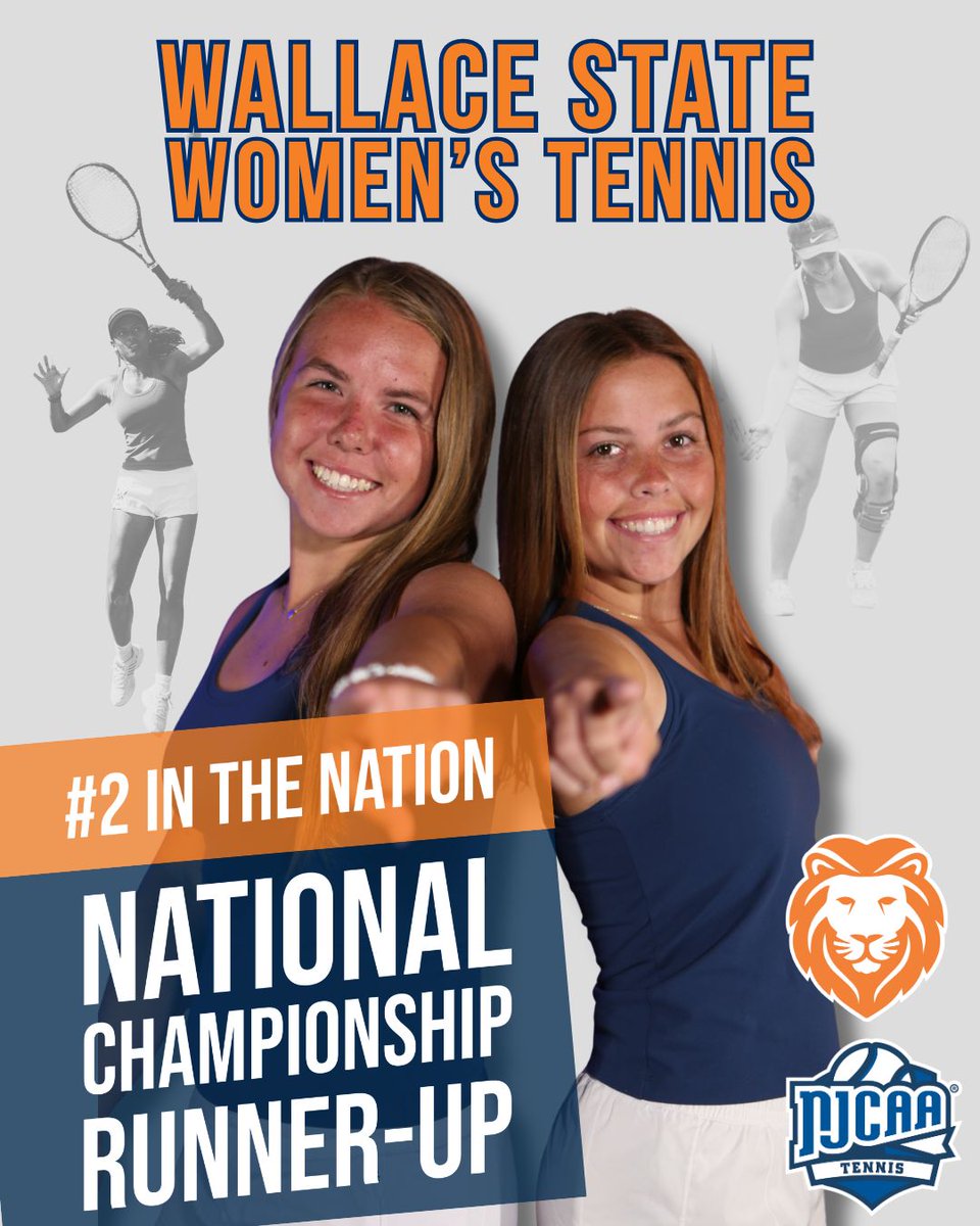 WSCCAthletics's tweet photo. Still so proud of our Women's Tennis for finishing Runner-Up at the NJCAA Division II National Championship!! Go Lions!!🎾 https://t.co/ozm25a7KaP