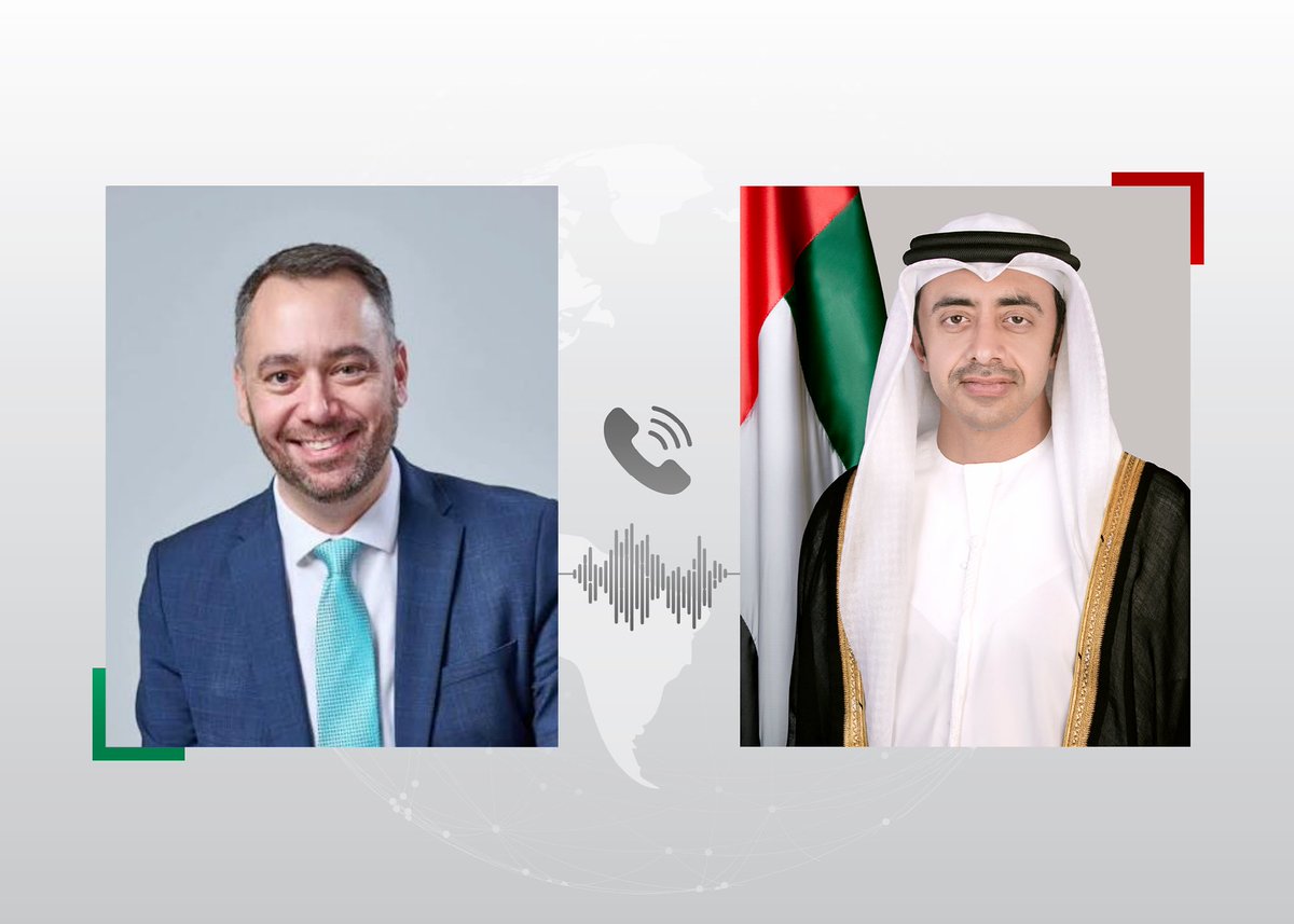 OFMUAE's tweet photo. عبدالله بن زايد يقدم خلال اتصال هاتفي، خالص التعازي والمواساة إلى معالي ماكسيم بريفو، نائب رئيس الوزراء ووزير الخارجية في مملكة بلجيكا، في ضحايا حادث اصطدام حافلة مدرسية بقطار في إقليم فلاندرز، ويؤكد تضامن دولة الإمارات ووقوفها الكامل مع حكومة وشعب بلجيكا الصديقة في هذا المصاب الأليم.