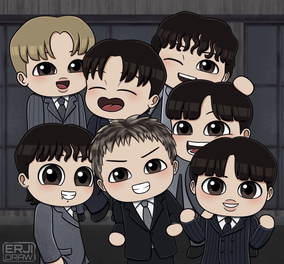 ErJi_Draw's tweet photo. Another drawing for the freebies I'll take to the concert in Madrid ^-^
#bts #arirang #fanart #chibi #digitalart https://t.co/01BHaO3OIg