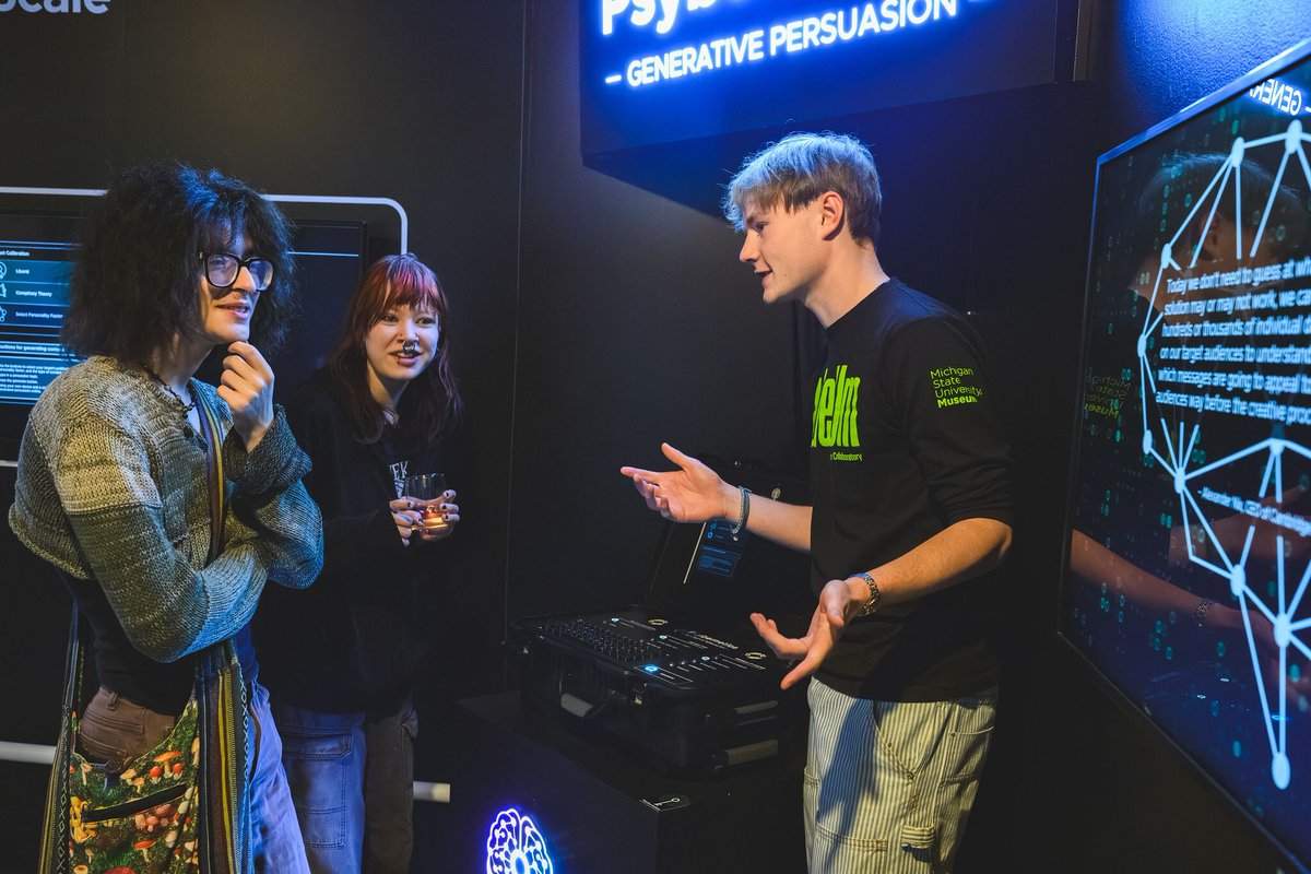 MSUMuseum's tweet photo. Is the MSU Museum really free? Yes!
Admission is free, and our public programs are too. That's not a marketing strategy. It reflects MSU’s land-grant mission and the belief that knowledge and learning should be accessible to all. https://t.co/beqyq9xjgz