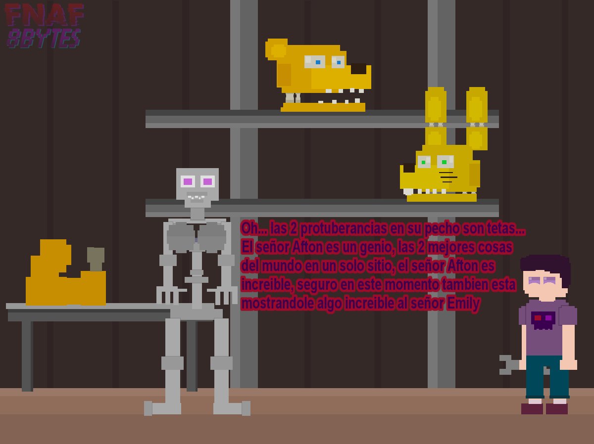 Fnaf8Bytes's tweet photo. Robomecanica 

4/8

#FNAF #fnafau #FNAF8Bytes #AU
#williamAfton #henryEmily #fredbear #popgoes https://t.co/hAOuosgP9f