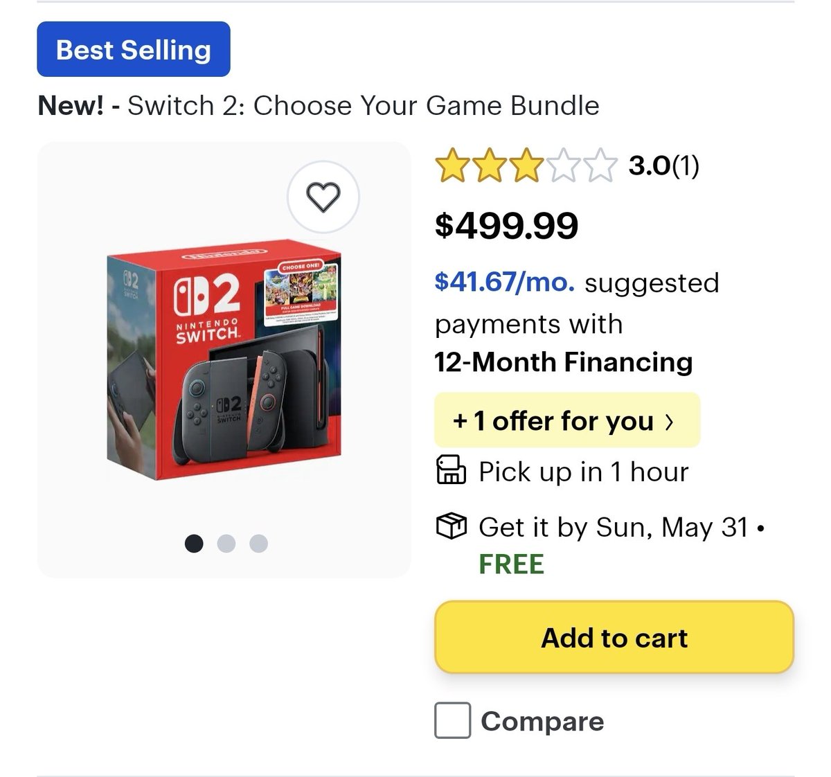 TrueGameNinja's tweet photo. These are looking like better options now https://t.co/qMY5mmGdqV