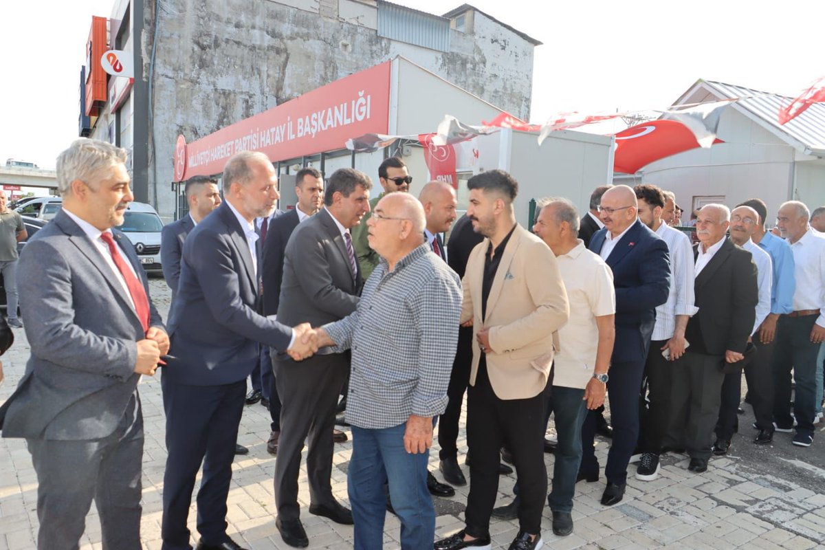 AbdulkadirOzl's tweet photo. Milliyetçi Hareket Partisi Hatay İl Başkanlığını ziyaret ederek bayramlaştık.
Cumhur İttifakı’nın birlik ve beraberlik anlayışıyla; kardeşliğimizi, dayanışmamızı ve ortak hedeflerimizi kararlılıkla sürdürüyoruz.
Bayramın; kadim milletimize, Hatay’ımıza ve tüm İslam âlemine sağlık, huzur ve bereket getirmesini diliyorum.