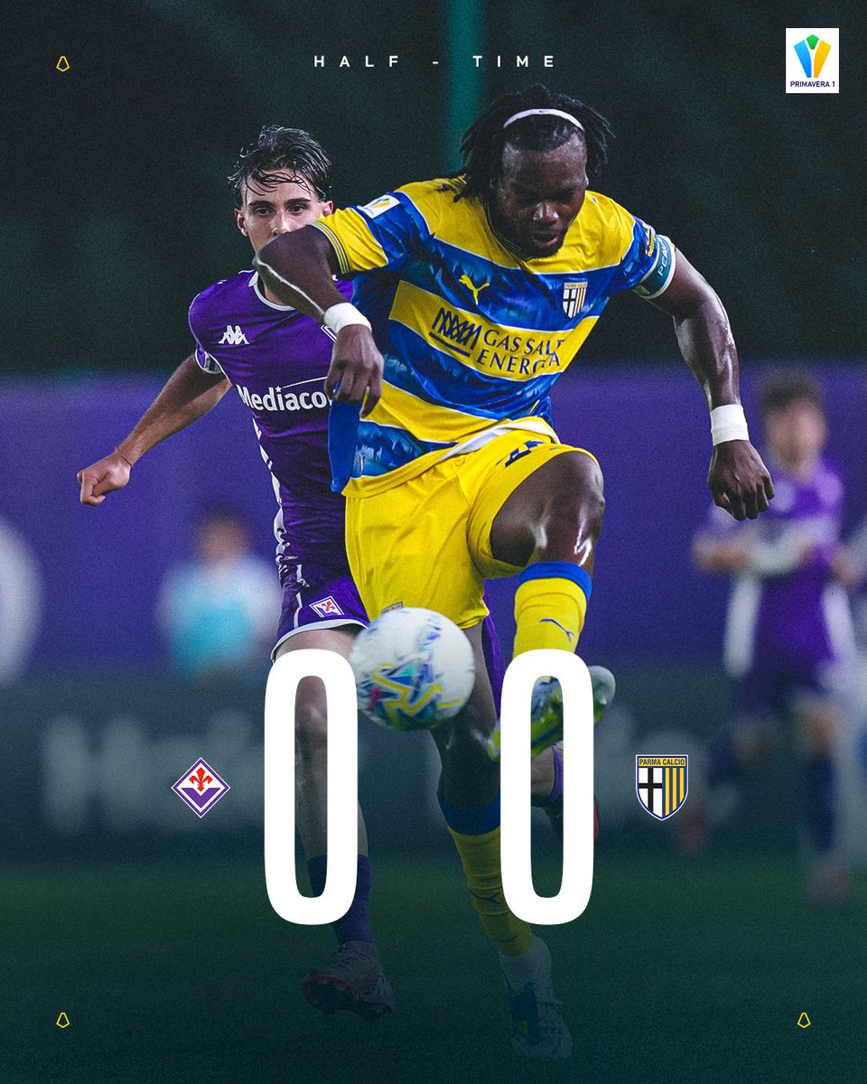 SerieA's tweet photo. Primo tempo in equilibrio ⚖️🤝

#FiorentinaParma #Primavera1 https://t.co/zM4yKCQvh6