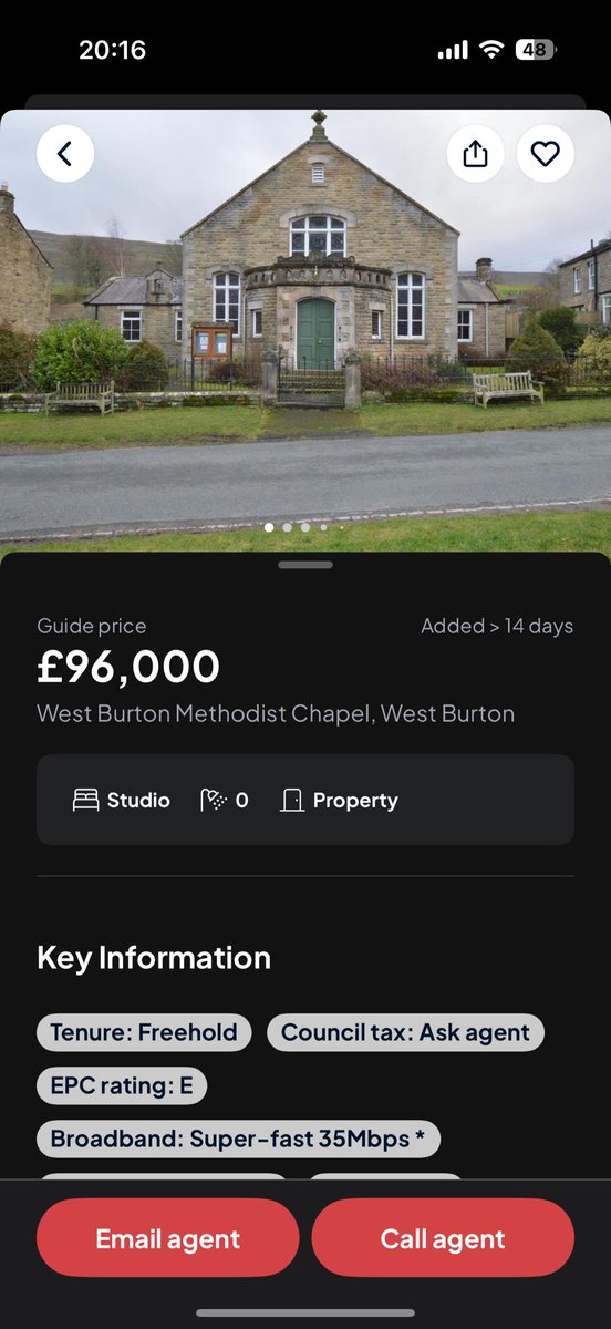 MissLauraHolmes's tweet photo. @samuel_leeds Are you still buying churches ? One I posted above has been turned on to a holiday home,  but the other is still for sale but only to  be used for the  community https://t.co/S1UEaWZsyN