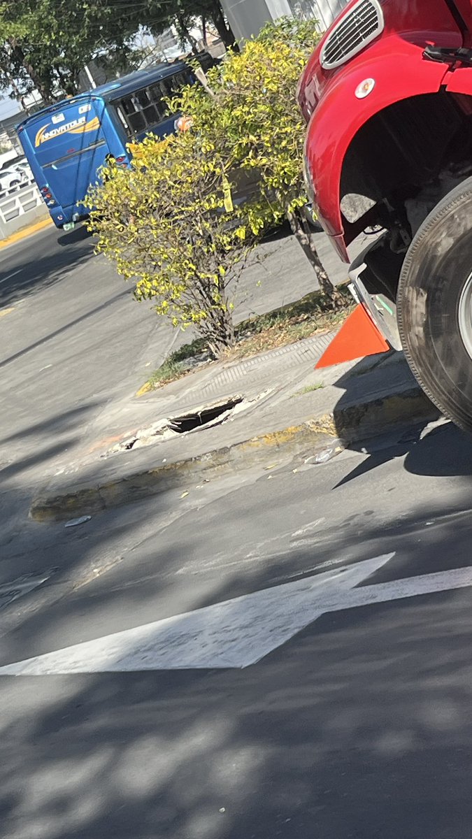 Najar23daniel's tweet photo. A días de que inicie el mundial, cerca de una sede mundialista, por una de las principales calles de Guadalajara todavía te encuentras varios de estos baches EN LAS ACERAS PEATONALES en este estado.

Calzada central/Av Vallarta 
@GobiernoJalisco @ZapopanGob @Trafico_ZMG https://t.co/fd8AQo0VvZ