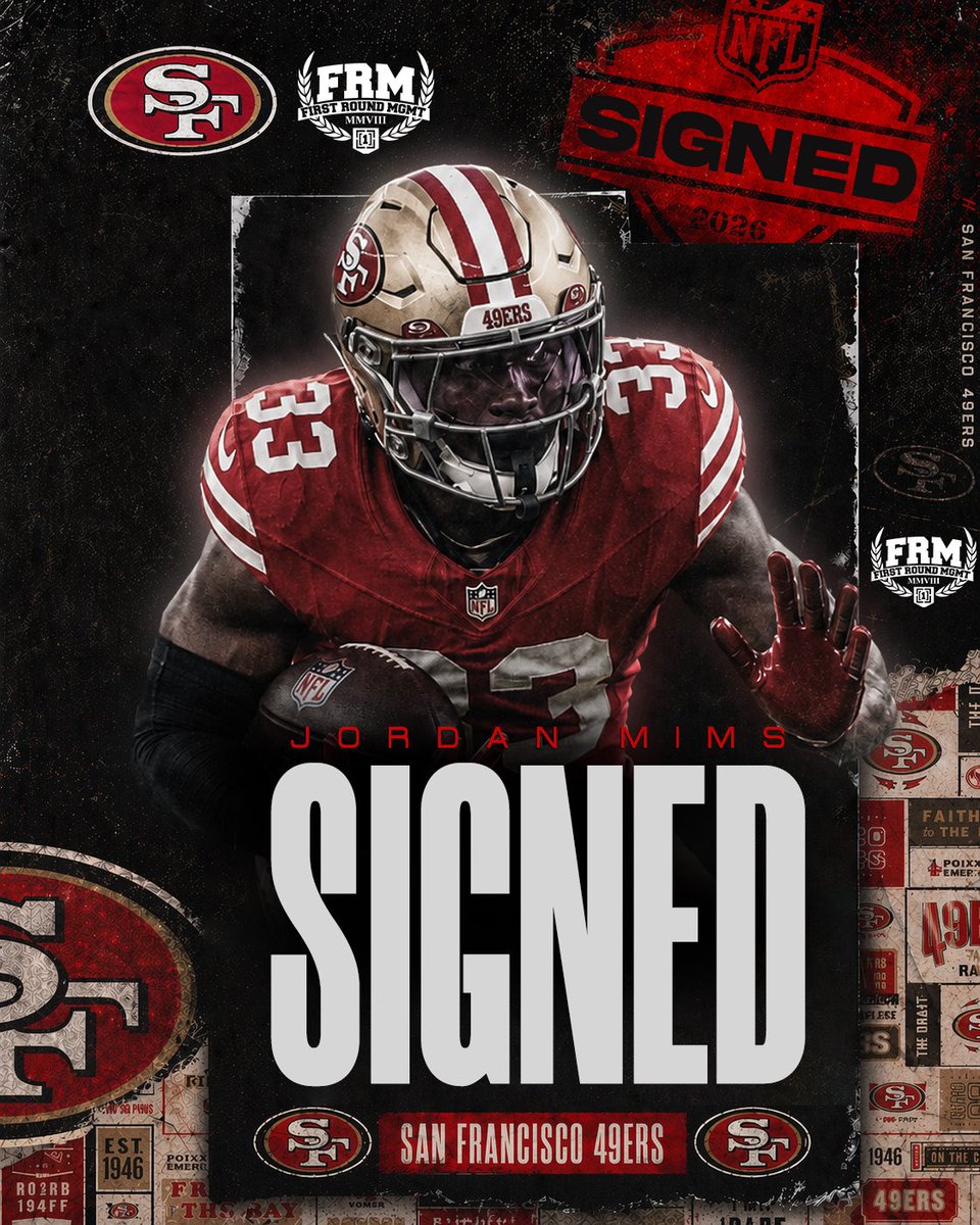 agent__OG's tweet photo. Congrats to my guy @jmims23 on signing with the 49ers today. Let’s work 🤝

#BangBang #FRMFam https://t.co/vaQQEDrnCr