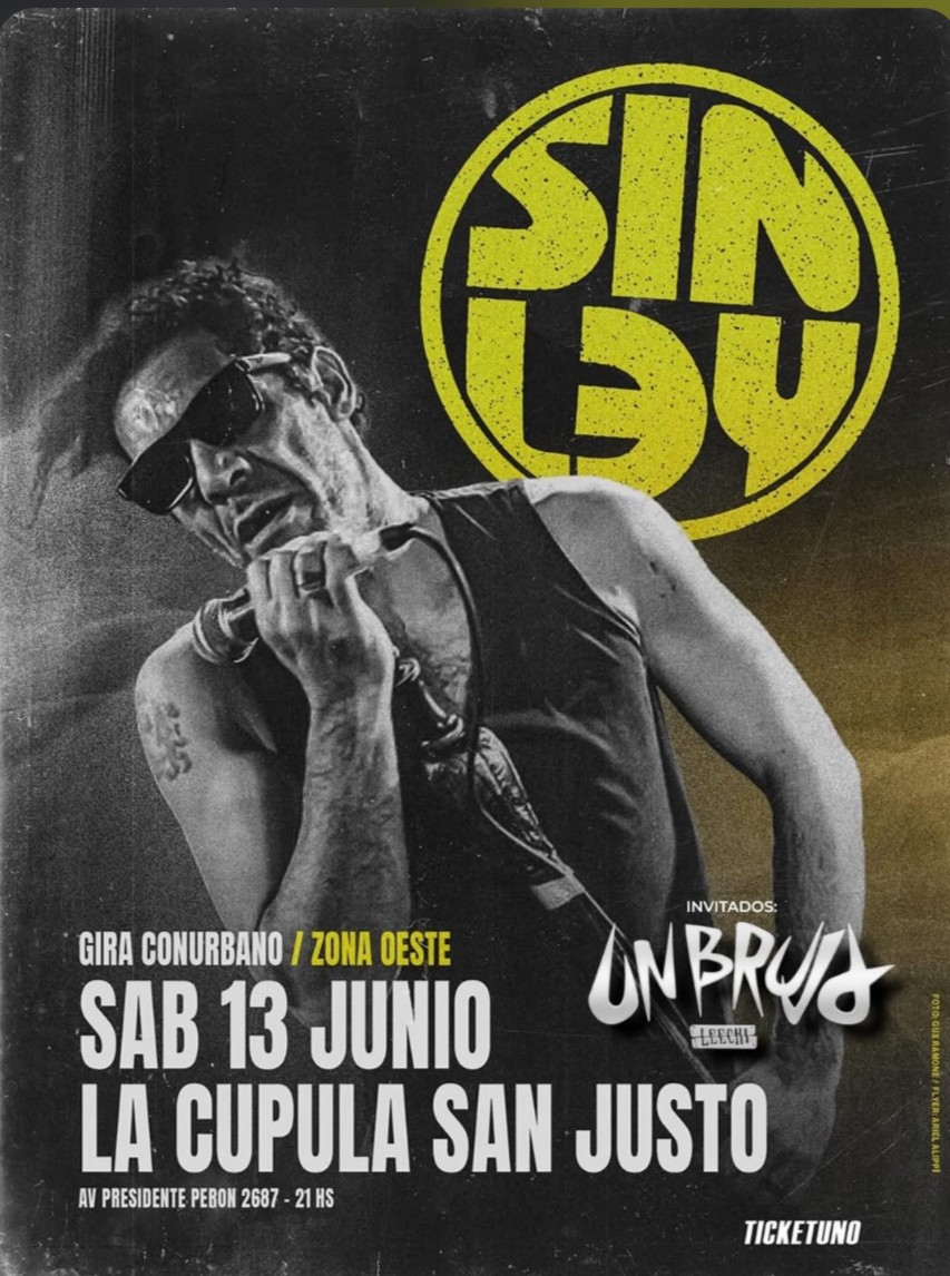 RadioMundoRock's tweet photo. #Fechas 📣 #SinLey
+ #UnBrujo 

🗓️ Sábado 13 de Junio

📍La Cúpula, Av. Presidente Perón 2687, San Justo

#MundoRockRadio #RockPunk
 📲.➡️ Videos Fechas Info 
☊ 🔈24 hs #PunkRock #Difusión https://t.co/zAfDpP9P0R