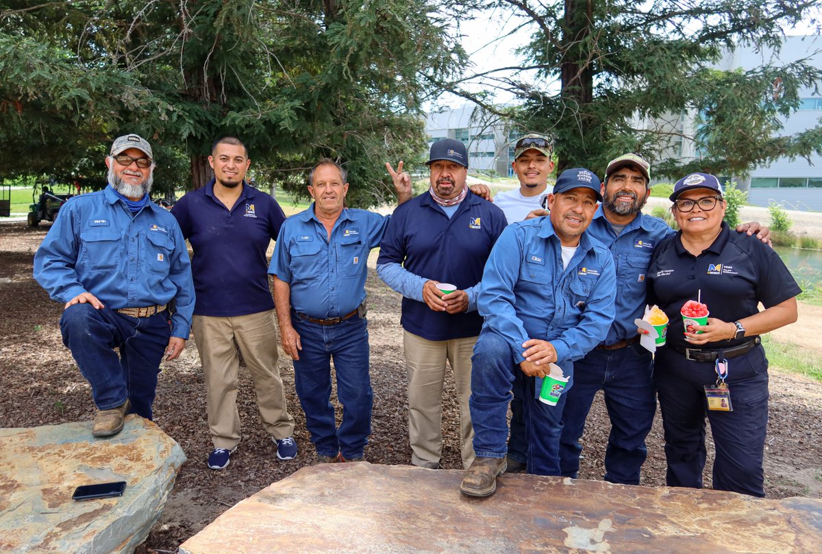 ucmerced's tweet photo. Here’s to the people behind the scenes and at the center of it all, our UC Merced staff! 💛💙 

Thank you for the countless ways you support the Bobcat community every single day. We hope Staff Appreciation Week showed just how valued you are! https://t.co/GVRLLWrneY