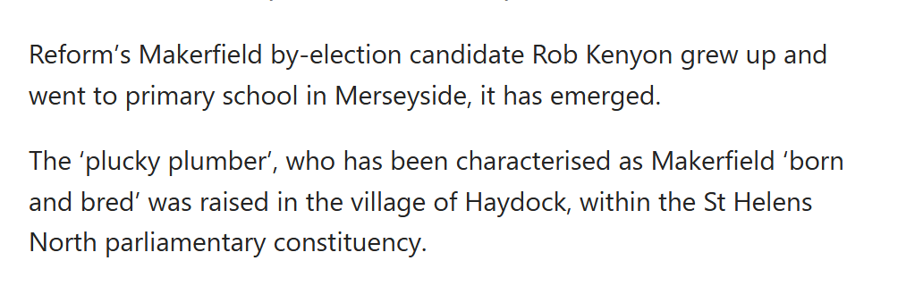 dave43law's tweet photo. 1.
Kenyon isn't Makerfield born and bred at all https://t.co/kPCYgTB7Vt