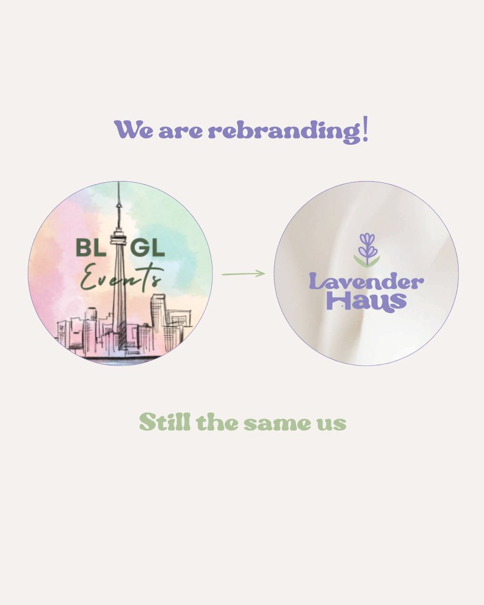 lavhausevents's tweet photo. We are officially rebranding! 💜
Toronto Cafe Events is now Lavender Haus.
Same us just a new name and bigger dreams
Why Lavender Haus? Lavender = queer history + joy. Haus = home.
A promise to always center queer stories + community.
#LavenderHaus #BLGL #TorontoEvents https://t.co/A5cS5CBDVl