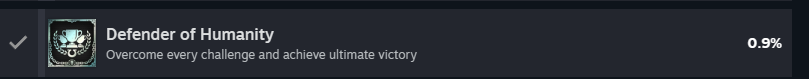 UrifbTheRealB's tweet photo. Ladies and Gents. I Have 100% Space Marine 2. 

I have now Joined the 1% Club

Be proud of me @SpaceMarine I did this for the EMPEROR https://t.co/vvnJmHoLyA