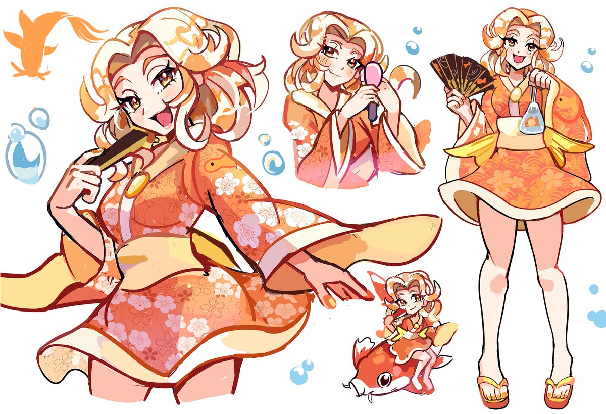 spyggt's tweet photo. silly koi girl #oc 🎏 https://t.co/AxKqB2tozL