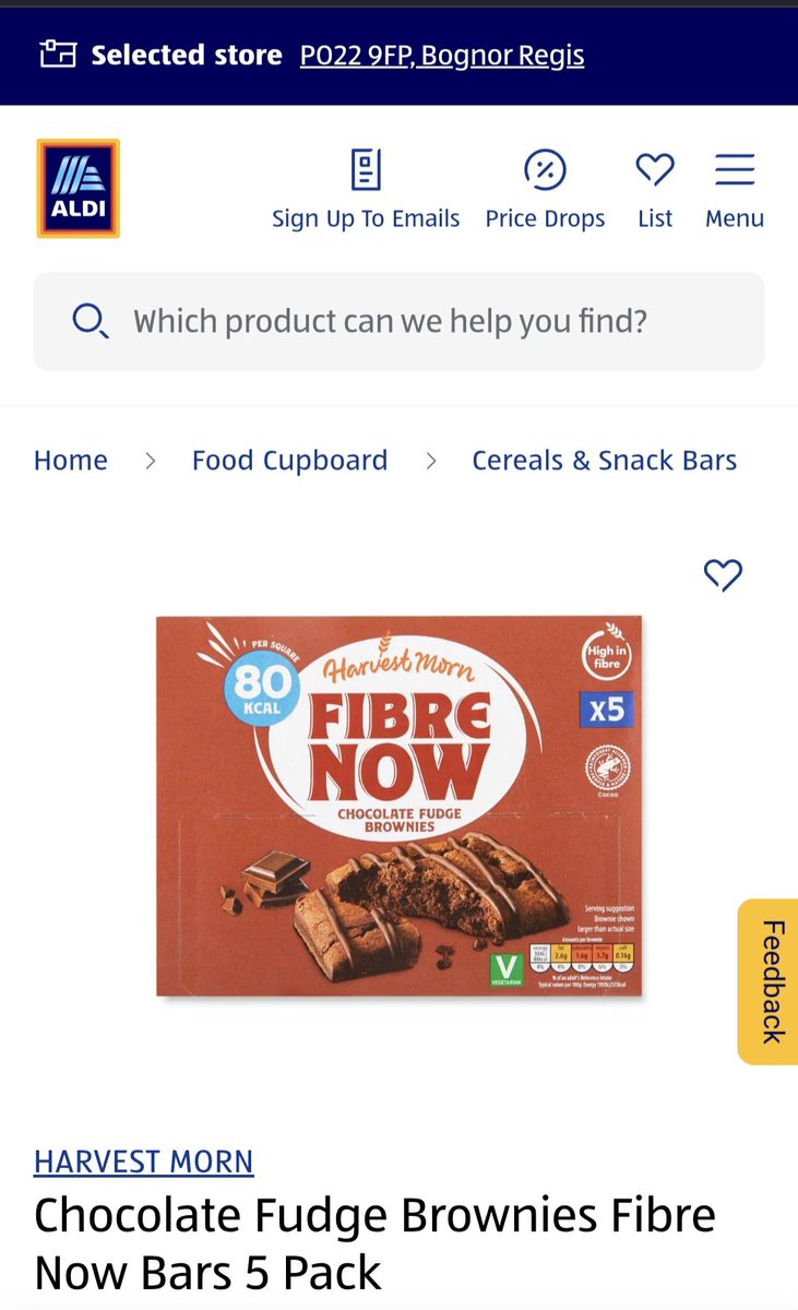 Laura0984's tweet photo. @AldiUK what's happened to these two products, please tell me they are coming back? Been missing from shelves in both Bognor and Chichester for weeks now 😭 https://t.co/uZutHiNyKJ