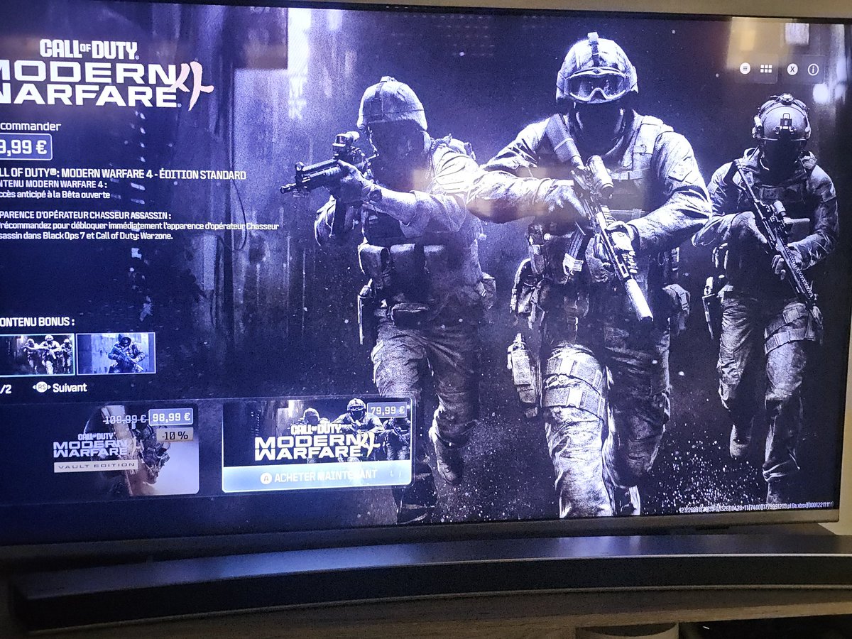 TJKalheim's tweet photo. Les précommandes de Call of Duty MW 4 sont ouvertes. https://t.co/kKOThU6ffC