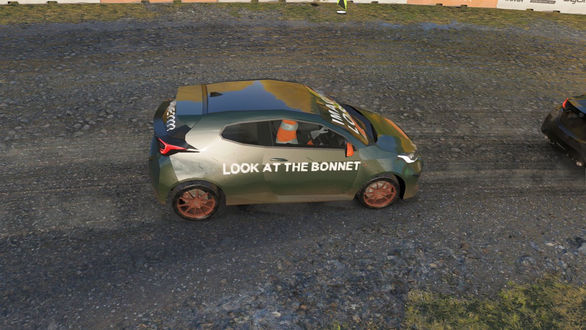 Nichiniisan's tweet photo. i swear Playground Games now just trolling us 

Averaglizard btw https://t.co/Q56TinRWSG