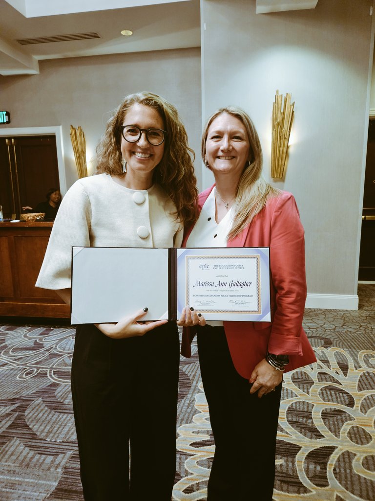 BWStdentService's tweet photo. From the steps of the Capitol to advocating for students across Pennsylvania - honored to graduate as part of the Education Policy &amp; Leadership Center Fellowship of 2026 in Harrisburg. Grateful for the experience, connections, and continued commitment to public education. https://t.co/QaW2kTsGhP