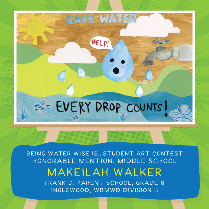 SBESC's tweet photo. Today, we’re celebrating the Middle School winners of @WestBasin’s 2026 Being Water Wise Is Student Art Contest! 🌊✨
These student artists impressed us with creative artwork and thoughtful messages that highlight the importance of water conservation and environment protection. https://t.co/Rm5Sa6HqTg