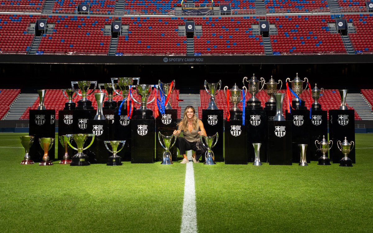omerbalekoglu's tweet photo. Mapi León 9 senenin ardından 23 kupayla Barça’ya veda etti. Her zaman bizim efsane stoperimiz olarak anılacak. Her şey için teşekkürler Mapi 🙏 https://t.co/sDoKKNZnSx
