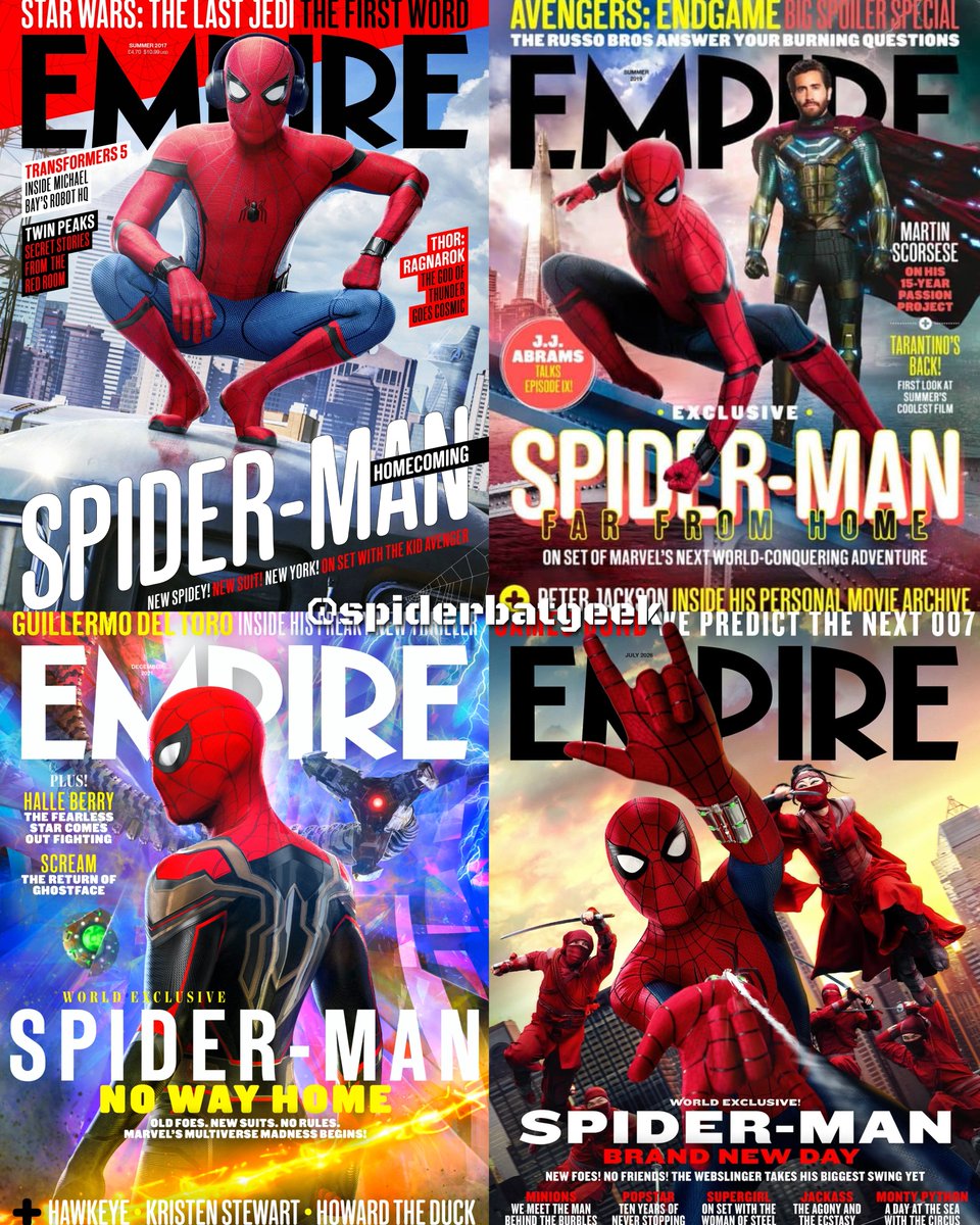 spiderbatgeek's tweet photo. spider-man x empire https://t.co/EFi7aR6wXa