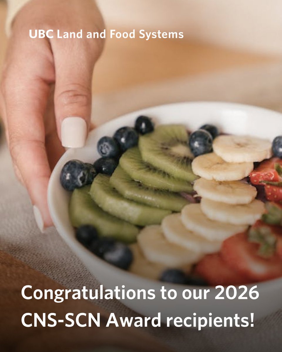 UBC Faculty of Land and Food Systems tweet media