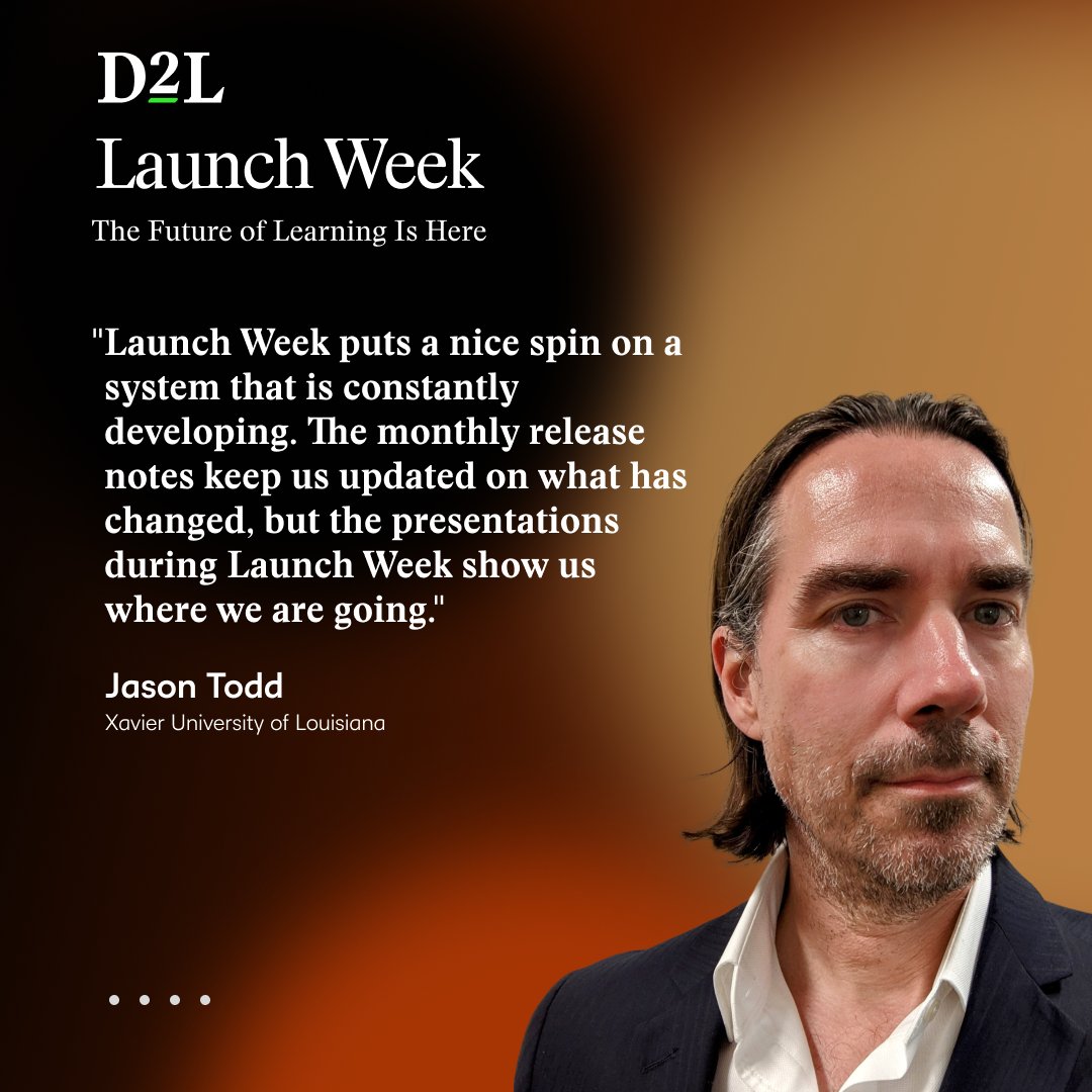 D2L's tweet photo. Missed D2L Launch Week Q1 live sessions or want to revisit your favorite moments? 

🎥 Watch on-demand: https://t.co/XySFRCiQxB 

A huge thank you to everyone who joined us live, asked questions, shared ideas, and participated in D2L Launch Week 💚 https://t.co/GvS0VIzCgL
