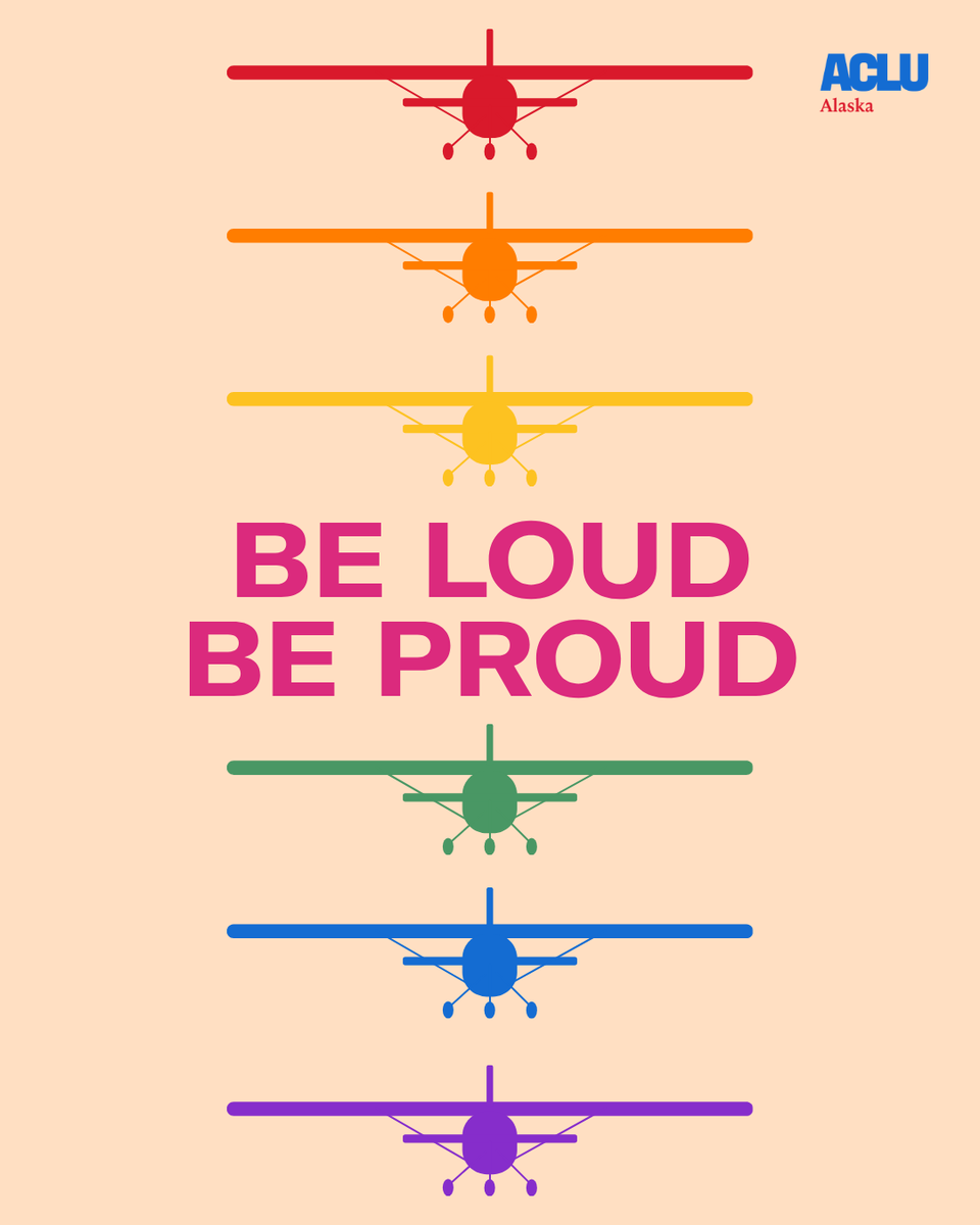 ACLUofAlaska's tweet photo. We can hardly wait for Pride month to ✨officially✨ start, so we're sharing a sneak peek of our new swag and messages ahead of time! 

Stay tuned for where you can find our new stickers at Pride events across the state in June! https://t.co/vt85UfFLfL