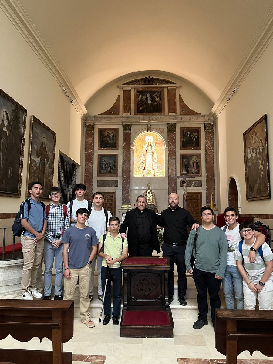 semimenorto's tweet photo. Encuentro Vocacional seminaristas menores 4º ESO 28 #mayo2026 Monasterio Santa María de la Cruz #CubasDeLaSagra y Prodigio eucarístico de #MoralejaDeEnmedio Jesucristo #SumoYEternoSacerdote @DiocesisGetafe @architoledo @delfamiliatoled @CatequesisToled @DiocesanosToled @sepaju https://t.co/aNLcsmBxJm