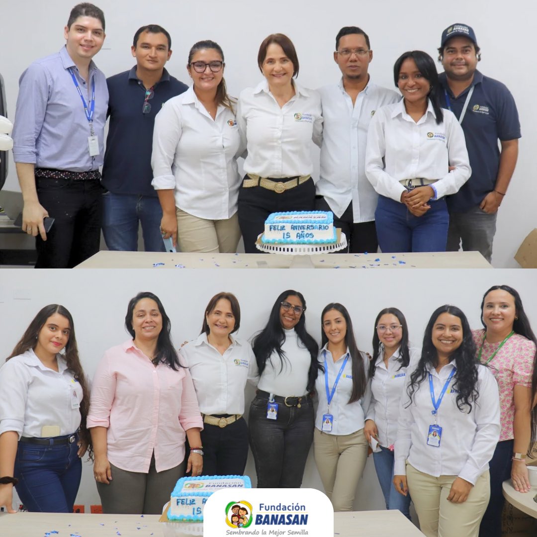 FundaBanasan's tweet photo. 🎉 15 años sembrando la mejor semilla 🌱💙
Gracias a todos los que han sido parte de esta historia de compromiso, bienestar y esperanza en nuestras comunidades.
💙 ¡Felices 15 años, Fundación Banasan! https://t.co/FZZydLz5yA