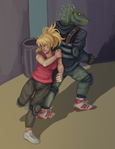 casktus's tweet photo. looks like I didn't ever share my 2019 dorohedoro digital fanart here. I still like it very much... https://t.co/Ng47mdPkuV