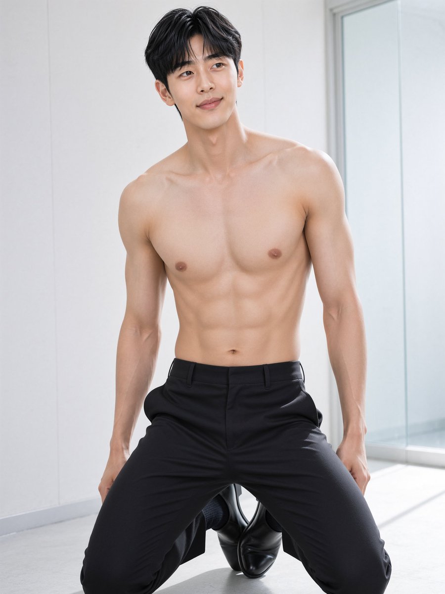 AsianBoyAI's tweet photo. Healthy body in an empty office

#AIイケメン #AI男子 #AsianGuy https://t.co/Pm3E71zoIi