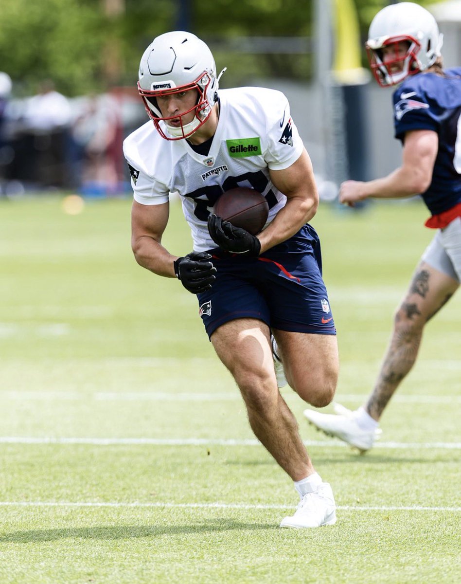 PatsPlanet_'s tweet photo. Eli Raridon is going to be a PROBLEM

For defenders/opposing teams that is https://t.co/7odEVfYgE5