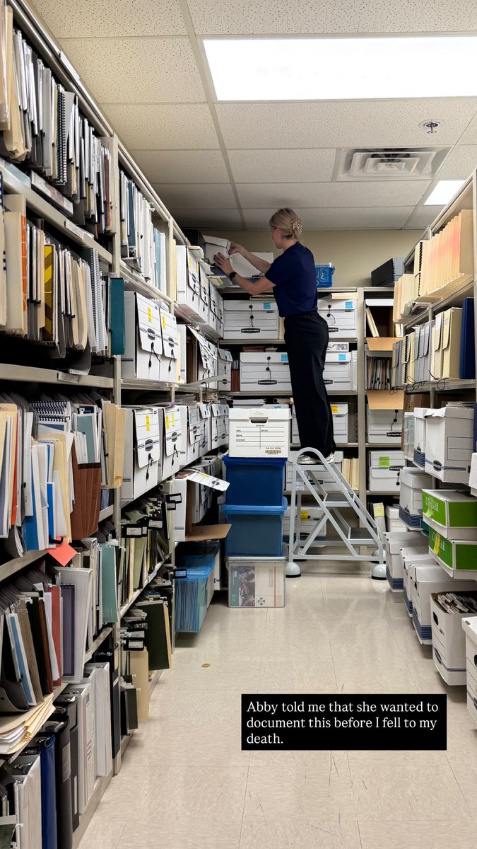 emilooms's tweet photo. Staring down a very physical June ahead of me. Two projects are in the rehousing/indexing stage. https://t.co/GVLIkjfm2O