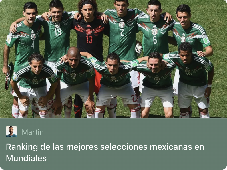 martindelp's tweet photo. Por fin terminé mi comparativo de todas las selecciones mexicanas en Mundiales desde 1986 hasta 2026. ¿Cuál ha sido la mejor de la historia? Respondí a la pregunta evaluando línea por línea. Lean el texto y vengan a opinar, se va a poner bueno. Link en el siguiente tweet 👇🏽 https://t.co/76k3Kzbjpm