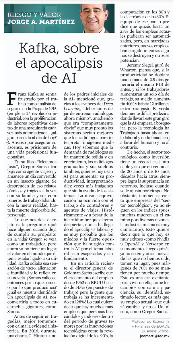 Jorge Arturo Martínez González, CFA tweet media