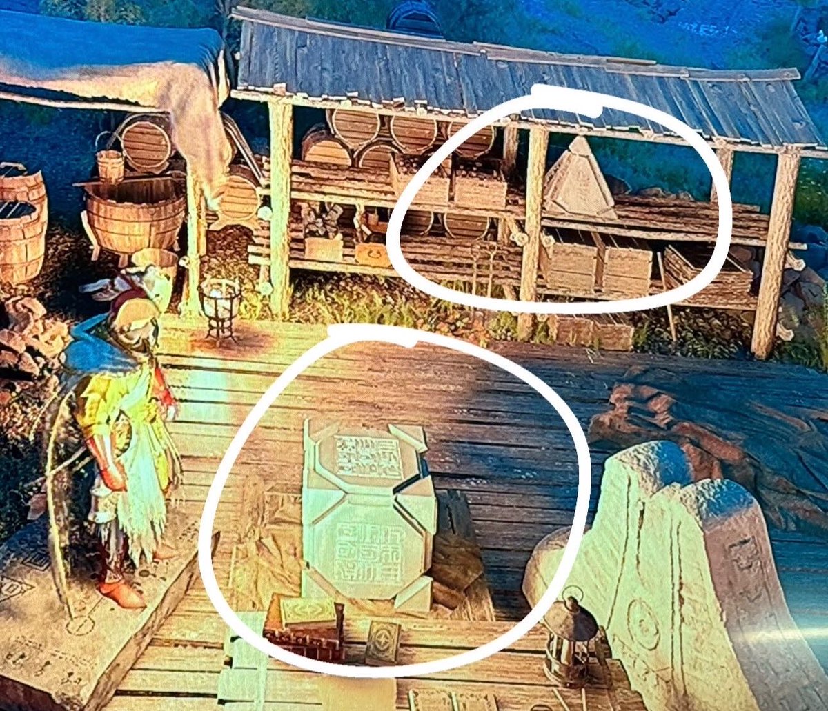 N8Mess's tweet photo. Found another Star Wars easter egg in Crimson Desert. 

Spotted these Jedi and Sith holocrons right next to one another 👀 https://t.co/lEnDotQvtd