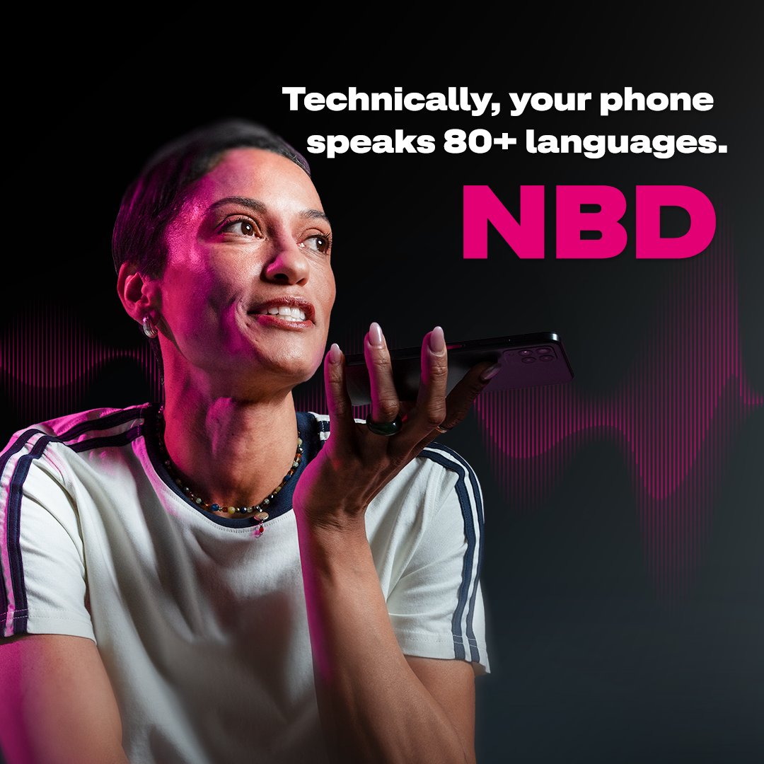 gabychico's tweet photo. Real-time translation during phone calls? No app needed? @TMobile cooked here 🤌 https://t.co/BQIm0i1zJK

#TeamMagenta https://t.co/Vkvf1tk6RY